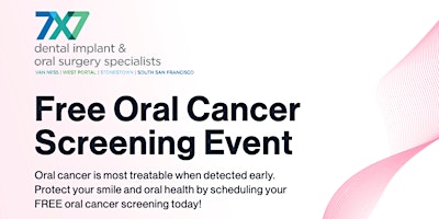 FREE Oral Cancer Screening Event primary image