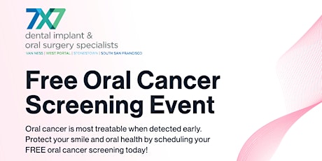 FREE Oral Cancer Screening Event