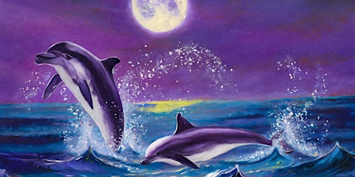 Imagem principal do evento Dolphin Night Paint and Sip in Northside Cincinnati