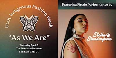 Primaire afbeelding van Utah's Indigenous Fashion Week - April 6, 2024