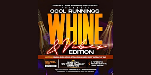 Cool Runnings Whine & Vibes Edition primary image