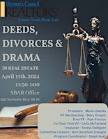Deeds, Divorces and DRAMA in Real Estate primary image