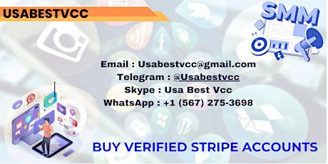 Buy Verified Stripe Accounts- Why buy from usabestvcc