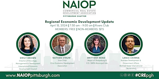 Imagem principal de April Chapter Meeting:Regional Economic Development Update