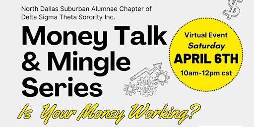 Money Talk & Mingle  "Is Your Money Working?"  primärbild