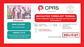 Hauptbild für CPRS: Navigating Turbulent Terrain: Crisis Communications in High-Risk and High-Stakes Environments