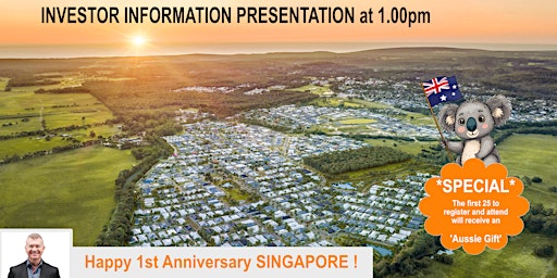 INVEST – STRESS FREE in Australian Property for Singaporean Investors! primary image