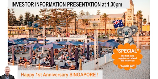 Imagem principal do evento INVEST – STRESS FREE in Australian Property for Singaporean Investors!