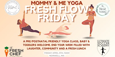 Image principale de Fresh Flow Friday: Mommy & Me Yoga with lunch