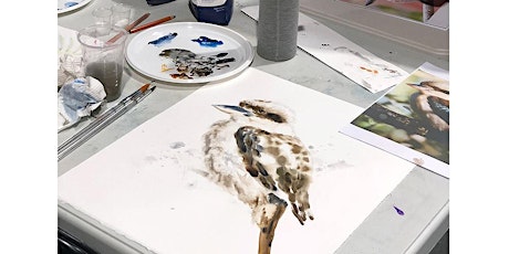 Paint a Kookaburra in Watercolour