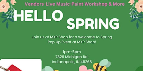 Hello! Spring Pop Up Shop @MXP Shop