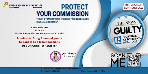 Immagine principale di Protect Your Commission, Trust & Transactions / 1HR CE Credit Contract Law 