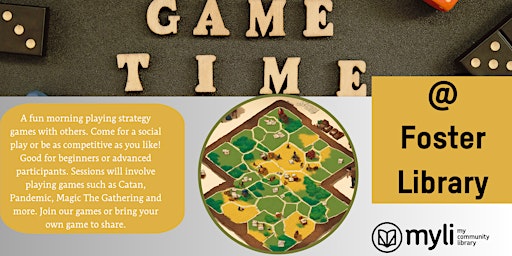 Immagine principale di Copy of Game Time @ Foster Library 