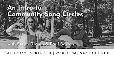 Imagen principal de An Intro to Community Song Circles *NATURE SONGS*