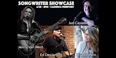 Imagen principal de Songwriter Showcase presented by Jud Caswell
