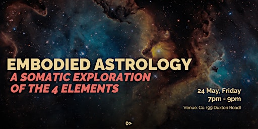 Embodied Astrology: A Somatic Exploration of the 4 Elements primary image