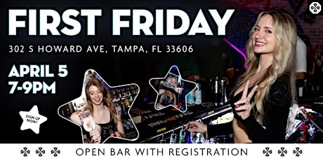 FREE OPEN BAR - First Friday  @ Bar HWRD