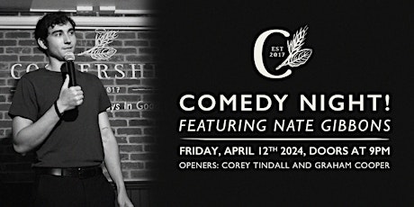 Comedy  Night at Coopershill! Feat. Nate Gibbons