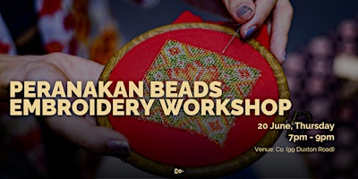 Peranakan Beads Embroidery Workshop  primärbild