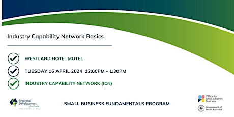 WHYALLA : Industry Capability Network (ICN) Basics