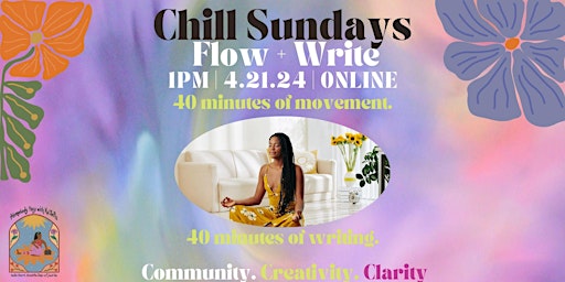 Chill Sundays: Flow + Write primary image