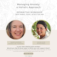 Immagine principale di Managing Anxiety: A Holistic Approach 