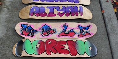 Imagem principal de SUMMER ART CAMP: Skateboard Design (ages 6-8)