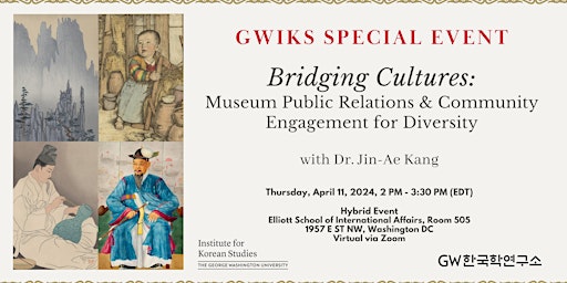 [GWIKS Special Event] Bridging Cultures with Dr. Jin-Ae Kang primary image