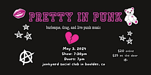 Imagem principal do evento Pretty in Punk