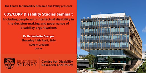 Primaire afbeelding van CDS/CDRP Disability Studies Seminar (Online)