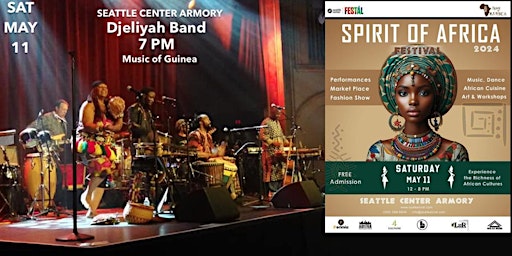 Spirit of Africa 2024 Presents Boka Kouyate "Djeliyah Band"  primärbild