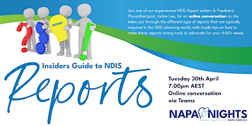 Imagen principal de NAPA Nights: Insider Guide to NDIS reports
