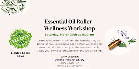 Essential Oil Roller Wellness Workshop