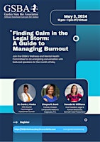 Primaire afbeelding van Finding Calm in the Legal Storm: A Guide to Managing Burnout