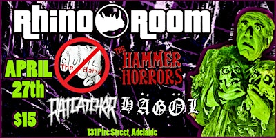 Imagem principal de HAMMER HORRORS -A NIGHT OF PSYCHO-GARAGE-PUNK-ROCK