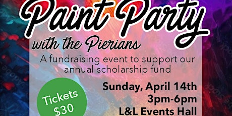 Paint Party with The Pierians