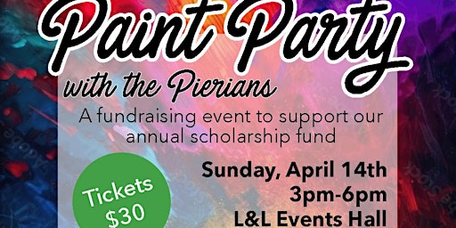 Imagem principal do evento Paint Party with The Pierians