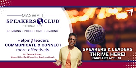 John Maxwell  International Virtual Speaker's Club - 6 Modules; Bi-monthly