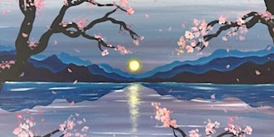 Cherry Blossom Sunrise - Paint and Sip by Classpop!™ primary image