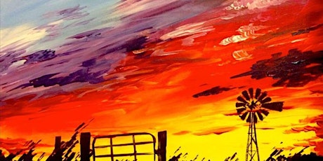 Bright Texas Sunset - Paint and Sip by Classpop!™