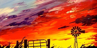 Bright Texas Sunset - Paint and Sip by Classpop!™ primary image