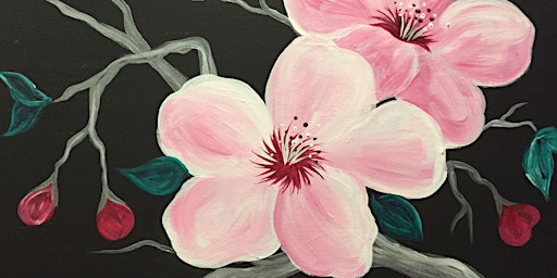 Primaire afbeelding van Chic Cherry Blossom - Paint and Sip by Classpop!™