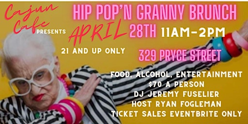 Imagem principal do evento Hip Pop'n Granny Brunch