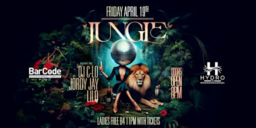Imagem principal de Jungle Weekend Reggaeton Edition w/ DJ C-Lo | Hydro @ BarCode Elizabeth, NJ