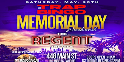 Imagem principal do evento Trap Bingo Does LA!!! MEMORIAL DAY WEEKEND!!!