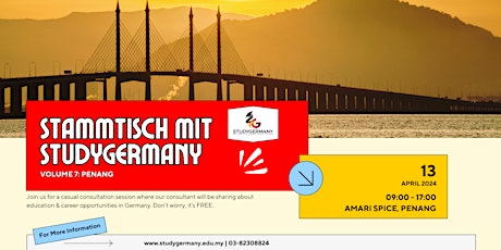 Free Education consultation in Penang! - Stammtisch Mit StudyGermany