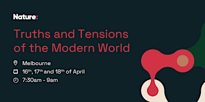 Primaire afbeelding van Truths & Tensions of the Modern World | Melbourne event