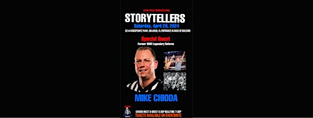 Hauptbild für STORYTELLERS PRO WRESTLING-w/LEGENDARY GUEST Former WWE Referee MIKE CHIODA