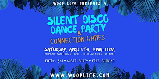 Miami's Silent Disco Dance Party & Connection Games primary image