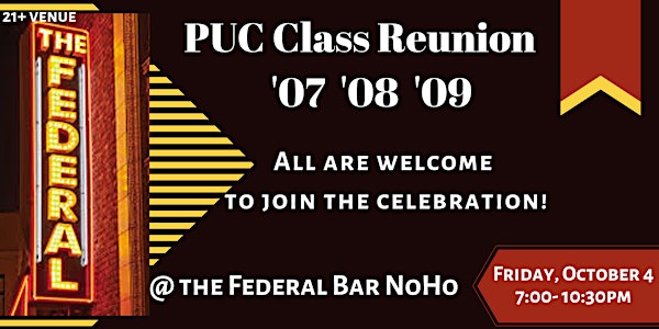 PUC CALS ECHS & PUC CCECHS Class Reunion '07-'09 